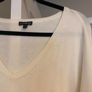 Express Women's Cream Sweater